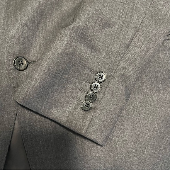 Ermenegildo Zegna Mens Gray 100% Wool Blazer/Sport Coat- Size 46 L (Read) - Picture 6 of 15